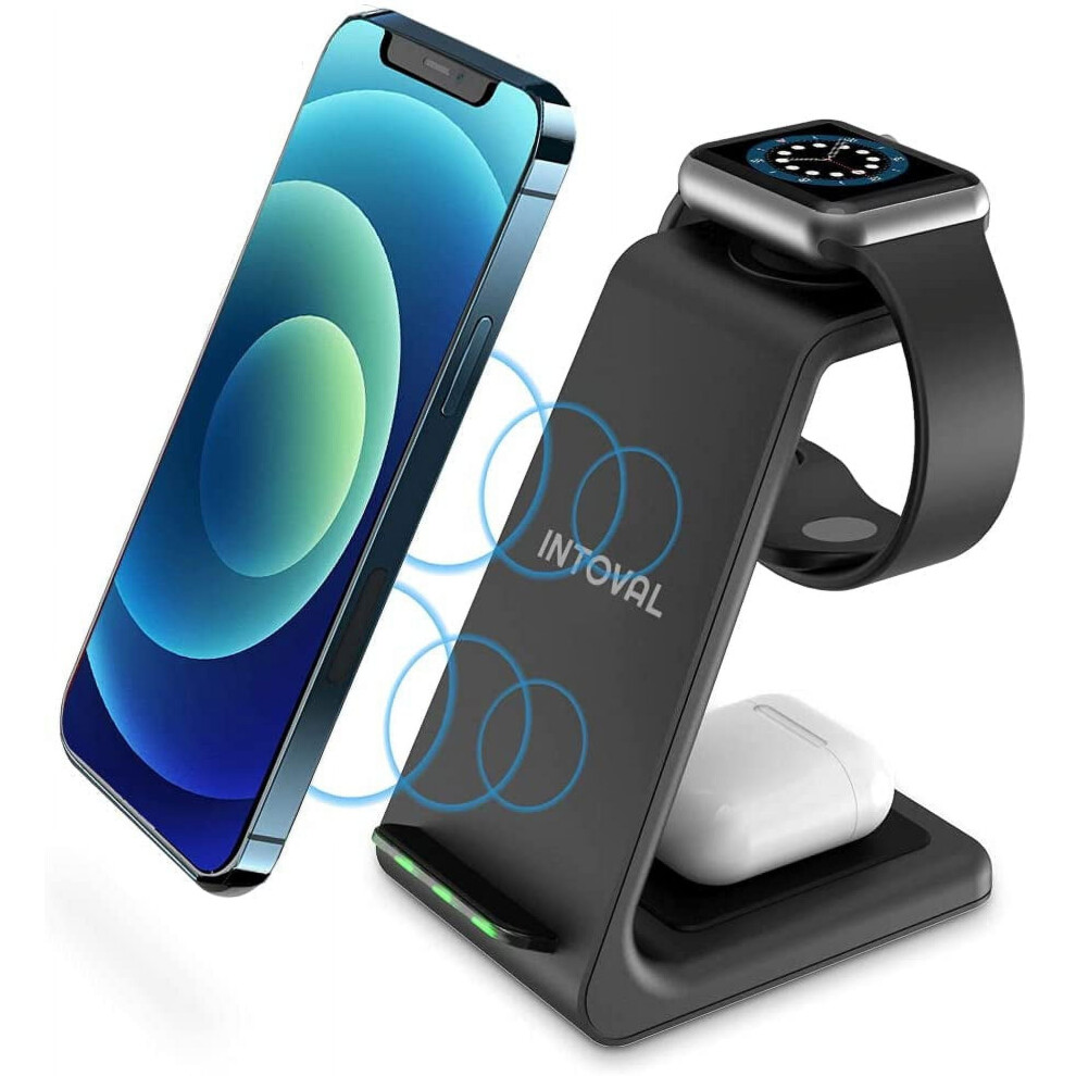 3-In-1 Wireless Charging Station For Iphone Iwatch Airpods 9336866800586