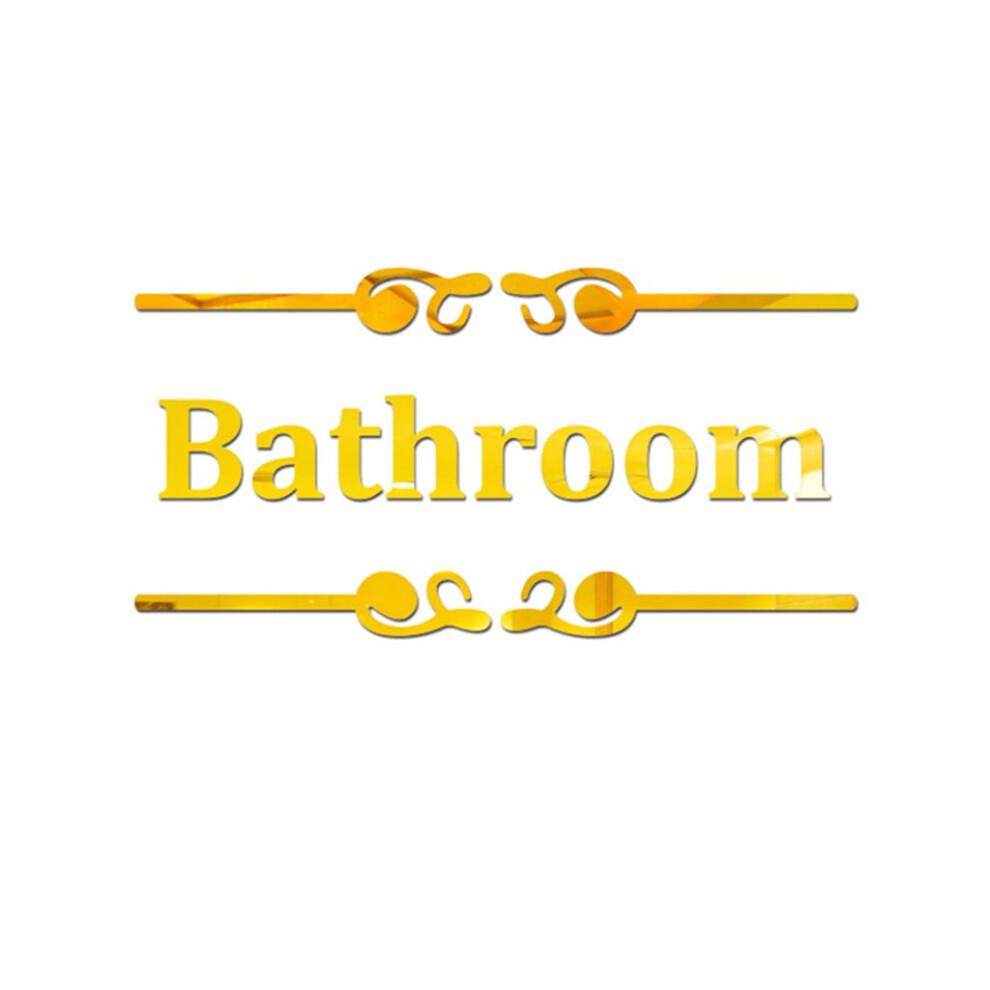 3D Wall Stickers Hexagon Mirrors 4-Piece Set 9336866803327