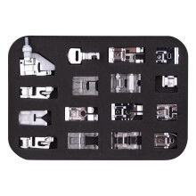 Sewing Machine Presser Feet Kit for Brother Singer 52 pcs