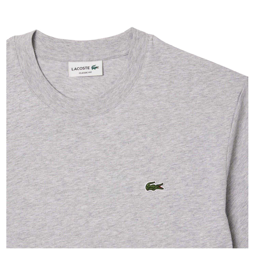 Lacoste (L, Light) Mens Embroidered Logo T-Shirt