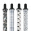 Pacifier Clip Unisex Graphic Print 4 Pack 3