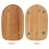 Bamboo Appliance Slider Mat for Mobile Kitchen Counters 3