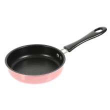 Non-Stick Griddle Frying Pan Pink Stainless Steel 8-inch