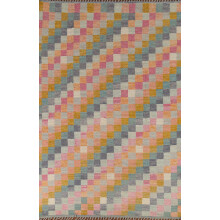 Collection moderne, tapis multicolore Ă motifs sur toute la surface, 305,5 cm x 206,5 cm, tapis oriental en laine