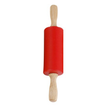 Rouleau à pâtisserie pour biscuits et pizzas, mini-rouleaux à pâtisserie, rouge, pour enfants