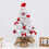 Capino white flocked artificial Christmas tree 17.7 inch 8