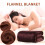 Solid Color Plush Fleece Blanket 50x70 cm Coffee 2
