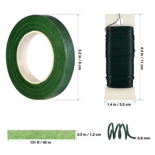 Magnetisk blomstertape grøn 2 sæt 1
