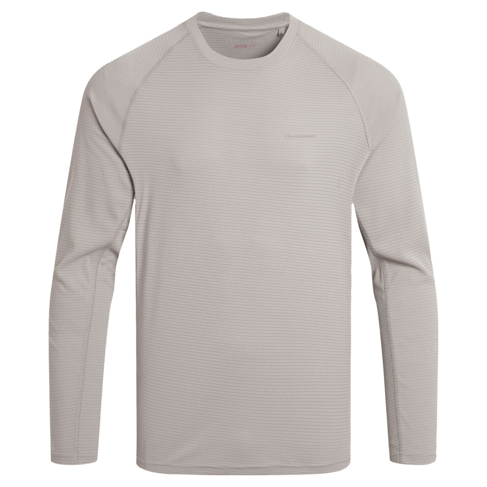 Craghoppers (Xxl, Parchment) Mens Solarshield+ Nosilife Long-Sleeved T-Shirt