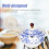 Chinese-style ceramic tea kettle with cup, small 4
