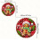 Gingerbread Man Round Rug 80x80cm Flannel Memory Foam 6
