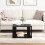 VidaXL vidaXL Coffee Table Black Oak 51.5 x 51.5 x 30 cm Engineered Wood 1