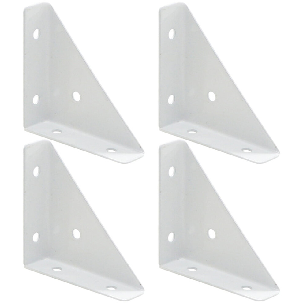 Heavy Duty Triangular Corner Brace 4 Pcs 917087568531