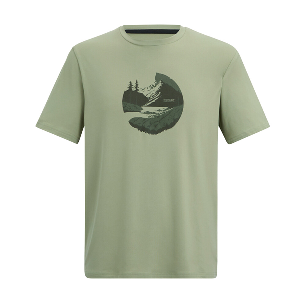 Regatta (Xl, Light Sage) Mens Fingal Mountain T-Shirt
