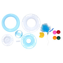 Cat Ball Tower Toy Interactive Detachable Track with