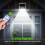 Solar Motion Sensor Outdoor Alarm for Farm or Home, 8