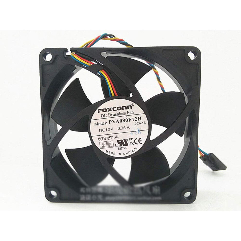 Foxconn Server Cooling Fan 12V 0.36A 80X80x20mm 917087570916