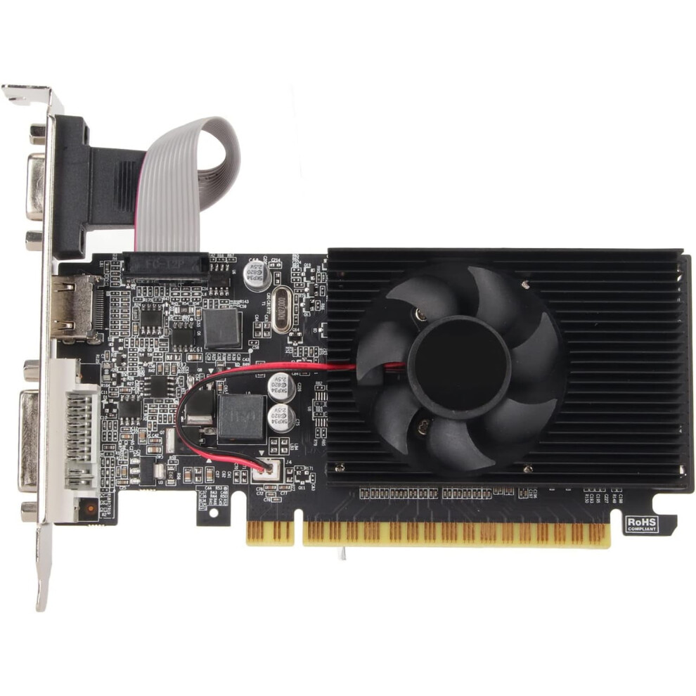 Gt610 Graphics Card Ddr3 1Gb 64-Bit Silent Cooling 917087571678