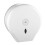 Round wall-mounted toilet paper holder white 1