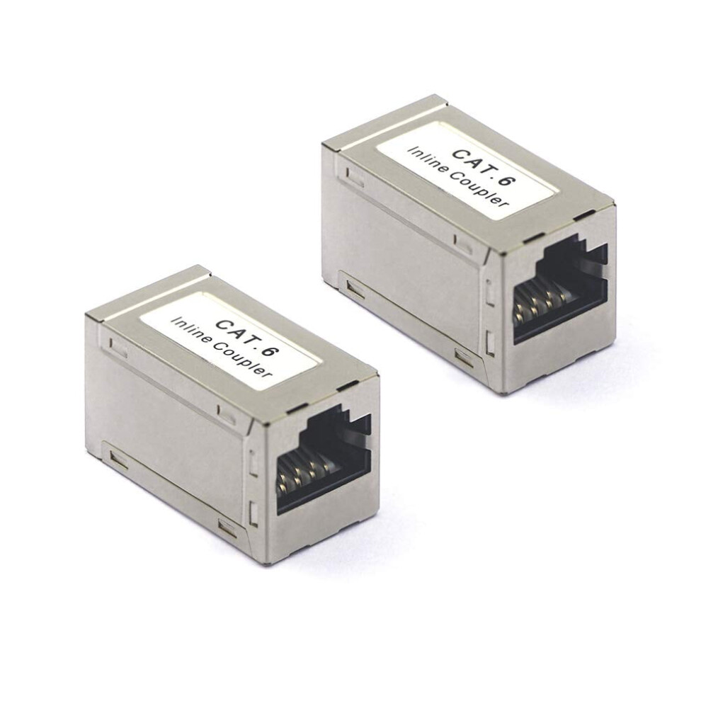 Rj45 Shielded Coupler For Cat6/Cat5e/Cat5 Poe Female-Female 9336866785937