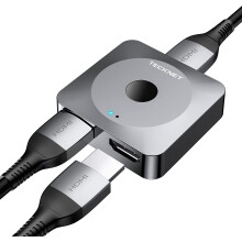 Conmutador HDMI 4K x 2K a 60 Hz, divisor HDMI 1 entrada 2 salidas, conmutador HDMI bidireccional 2 entradas 1 salida, concentrador HDMI manual