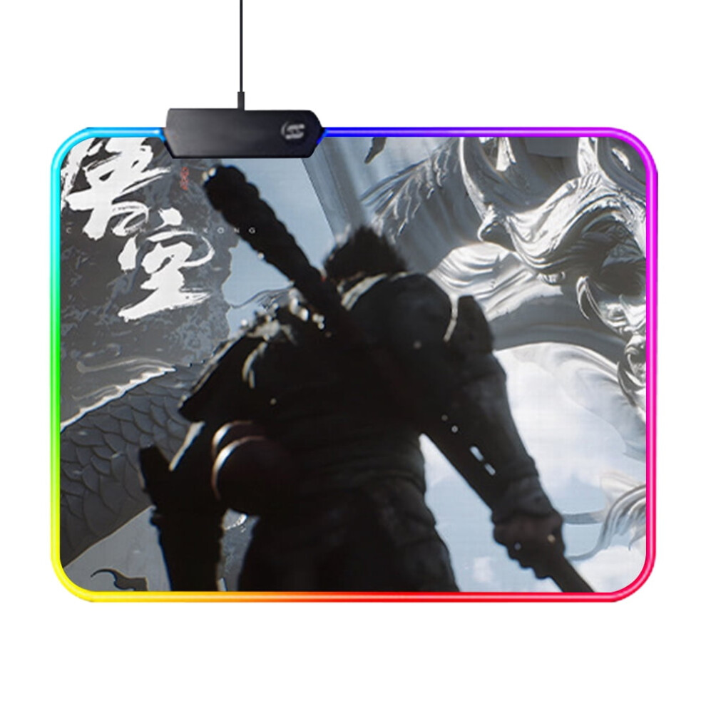 Myth Wukong Rgb Mouse And Keyboard Mat, Large Black 917087583619
