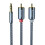 Y-connector RCA audio splitter cable 3.5mm to 2 RCA 1