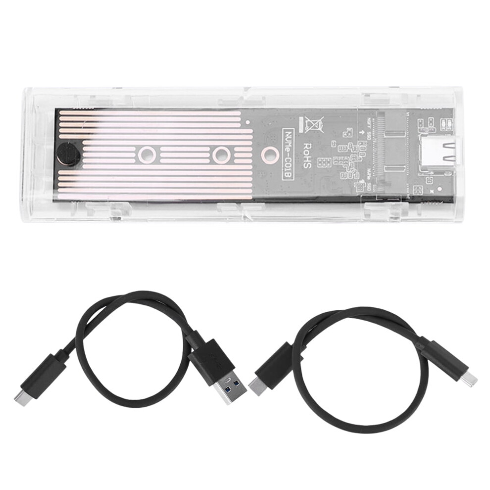 Jixopn M.2 Nvme Ssd Enclosure Usb 3.1 Type-C 2230-2280Mm 917087583510