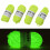 Glowing Wool Yarn Soft Knitting Yarn 50m per Roll 4 Rolls 1
