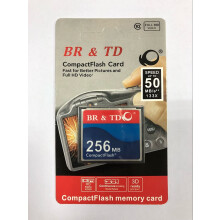 Card de memorie Compact Flash BR&TD, card de cameră original (256 MB)
