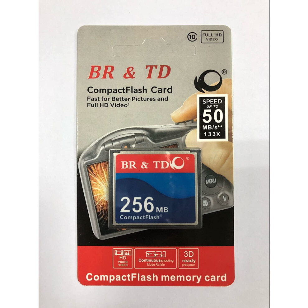 Compact Flash Memory Card 256Mb 917087587716