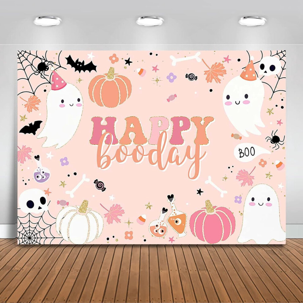 Halloween Birthday Backdrop 7X5 Ft Pumpkin Theme 9336866795257
