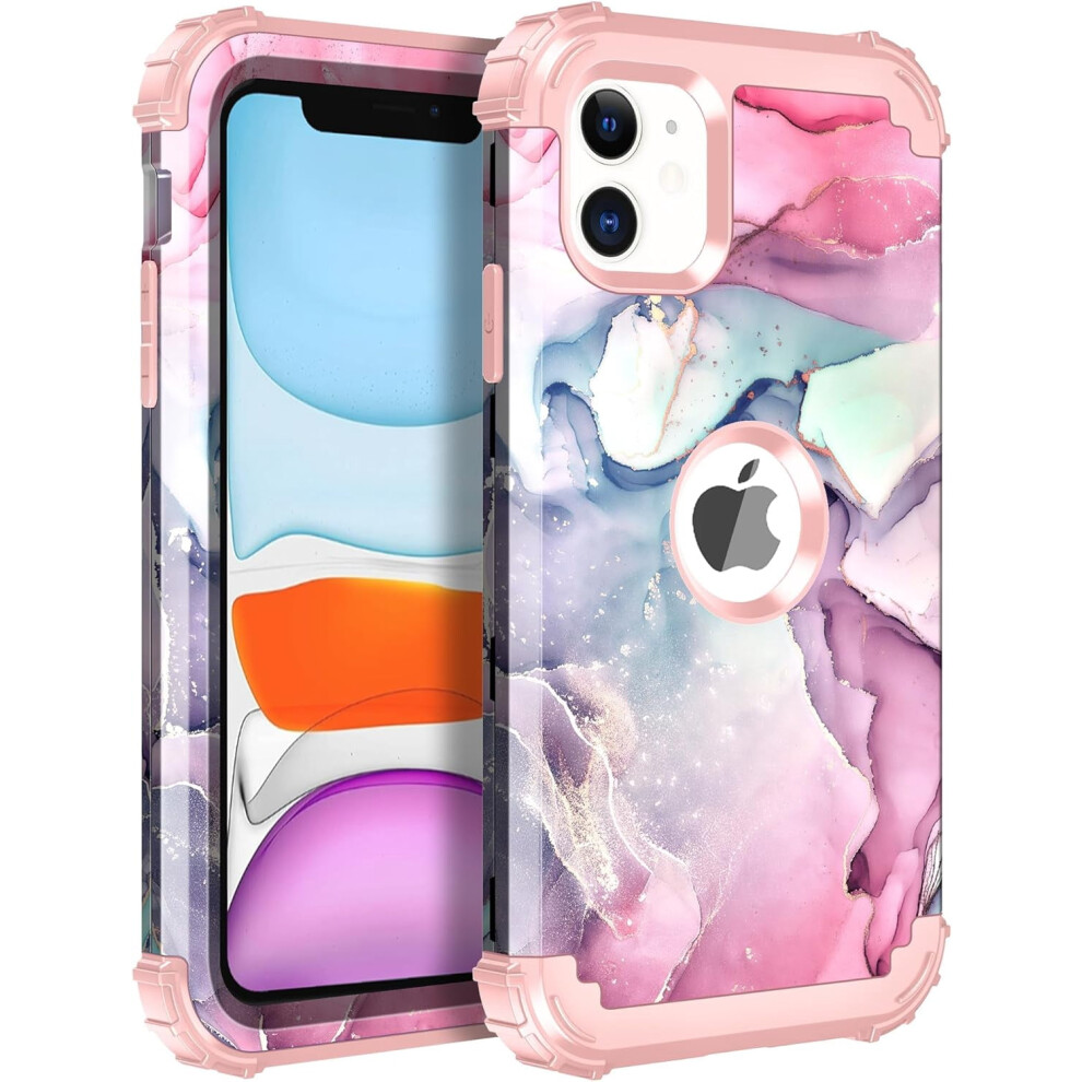 Iphone 11 Case Marble Shockproof Rugged Protective Cover 9336866799132