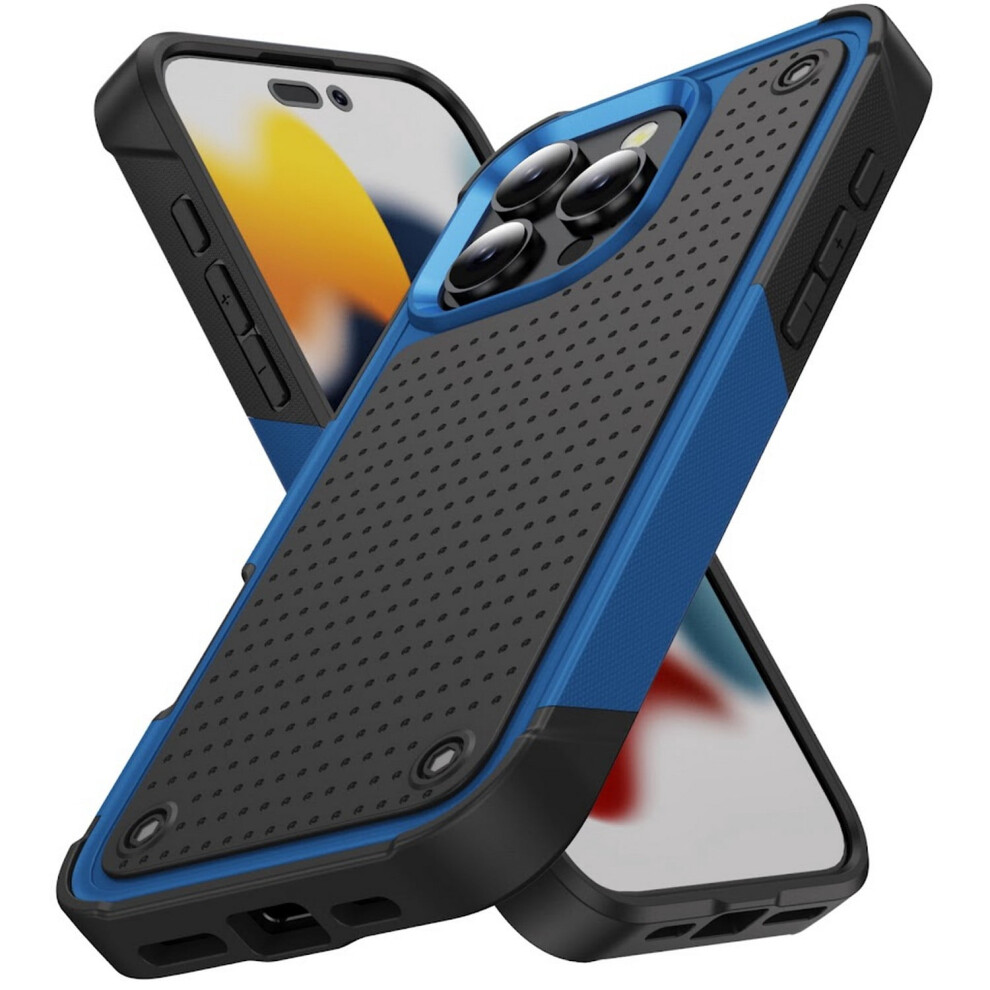 Shockproof Rugged Case For Iphone 16 Pro Max 6.9" Blue 9336866799873