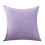 Housse de coussin décorative carrée gris brume 40 x 40 cm 2