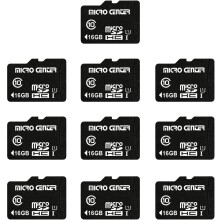 MicroSDHC memory card 16GB Class 10 with adapter