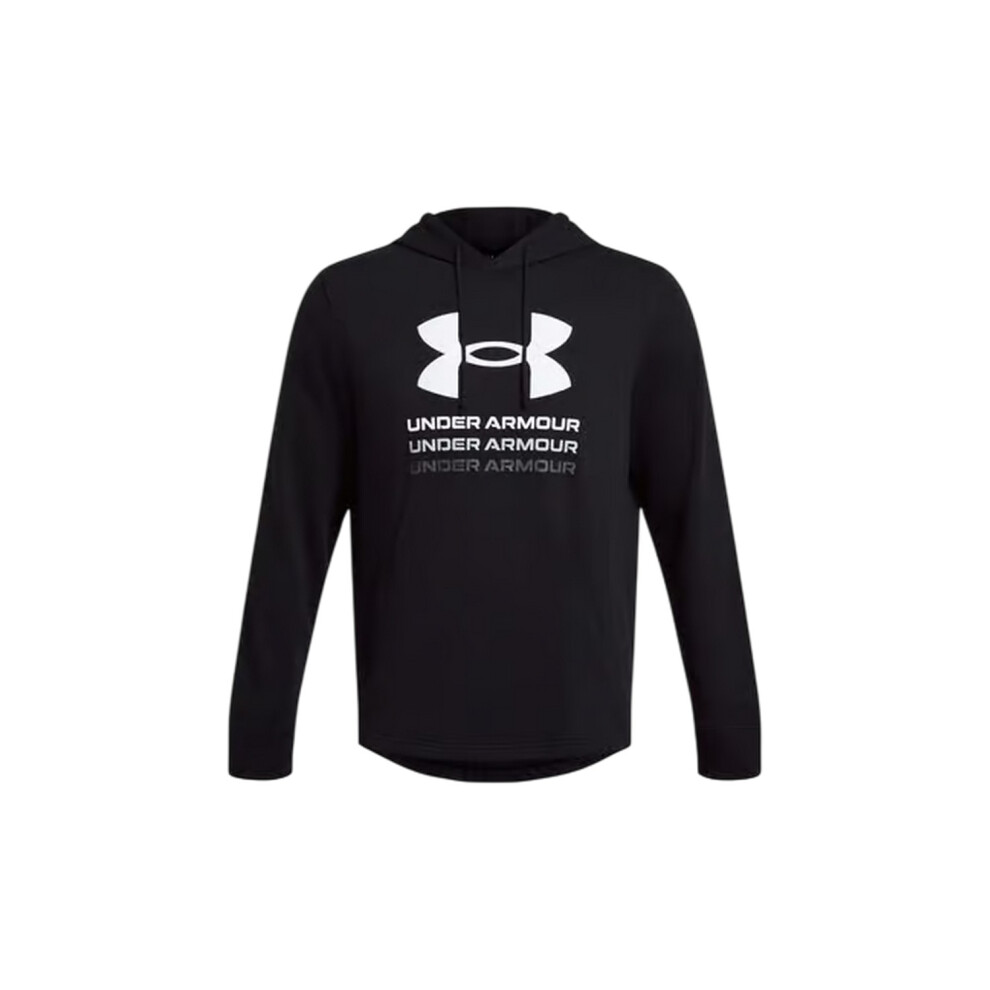 Under Armour (S, Black) Mens Rival Terry Graphic Hoodie