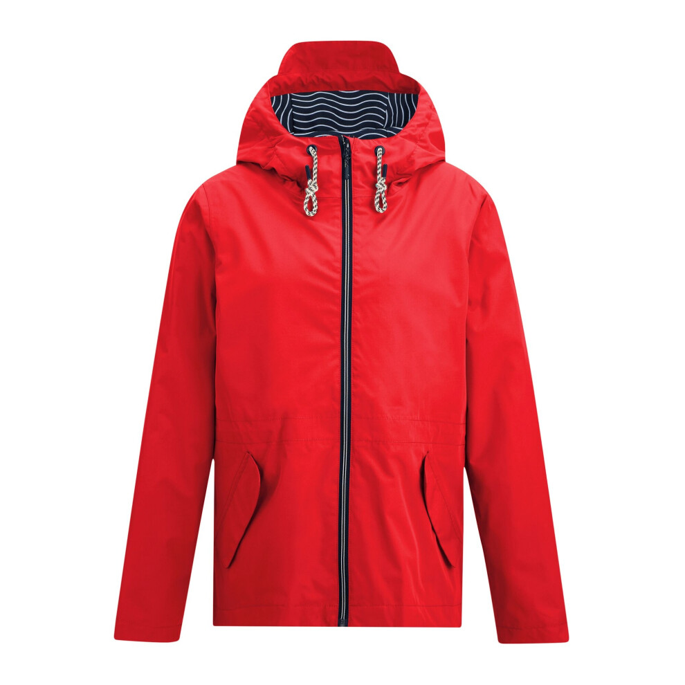 Regatta (16 Uk, High Risk Red) Womens/Ladies Bayletta Grid Distress Waterproof Jacket