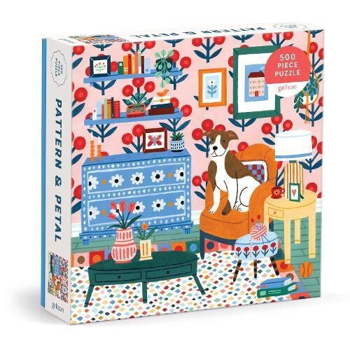Pattern Petal 500 Piece Puzzle by Galison Paperback Book