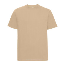 (XXL, Tan) Russell Europe Mens Classic Heavyweight Ringspun Short Sleeve T-Shirt