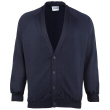 (22, Navy) Maddins Childrens Unisex Coloursure Cardigan / Schoolwear