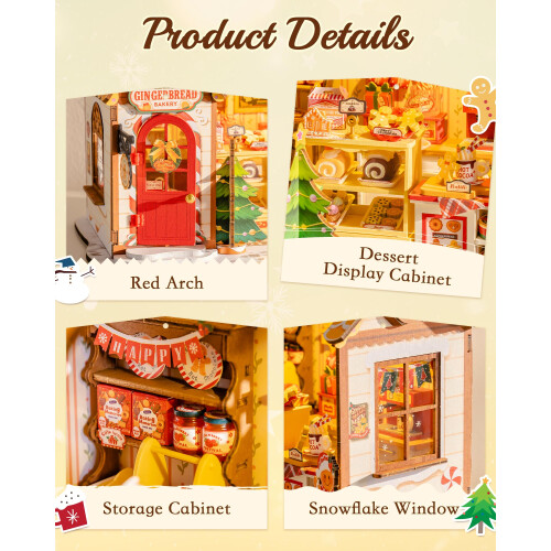 Rolife Gingerbread House DIY Miniature House 2