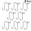 Over Door Hook Stainless Steel S-Shape 8PCS 3