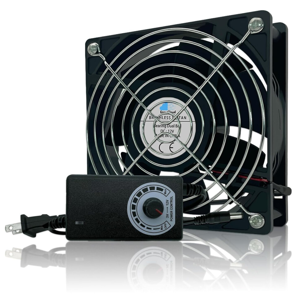 120Mm Axial Pc Case Fan Brushless 3V-12V Speed Control 917087571524