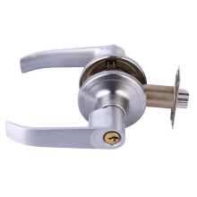 Interior Bathroom Door Handle Lock Set with 3 Keys