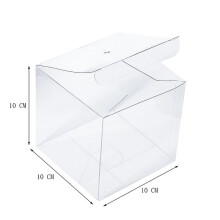 Clear Cake Boxes Bakery Packaging 20 pcs