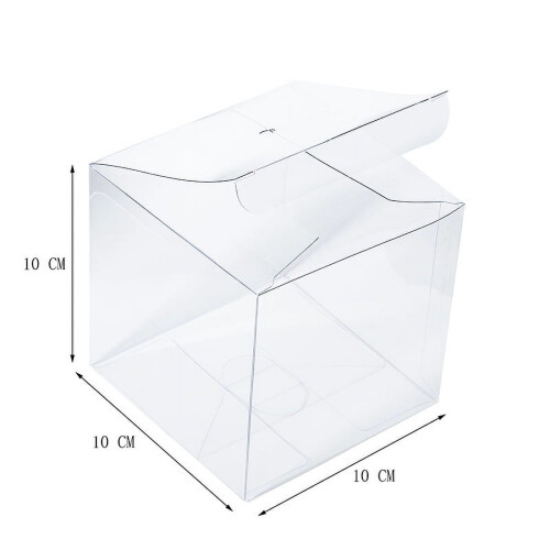 Clear Cake Boxes Bakery Packaging 20 pcs