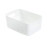 PP Desktop Storage Basket with Handle Medium White 1