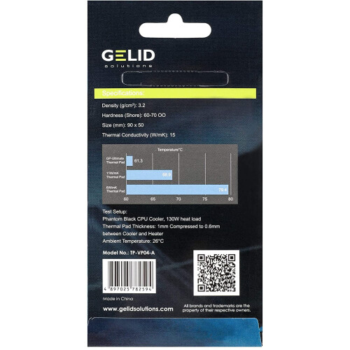 GP-Ultimate thermal pad 0.5mm thick 90x50mm (2 pcs) 2