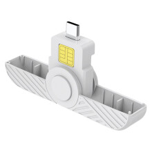 Portable CAC Card Reader USB-C for Government ID and
